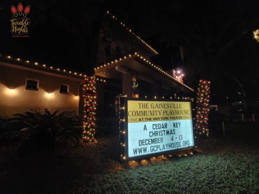 Gainesville community playhouse christmas lights holiday lights