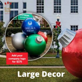 large decor for commercial christmas displays