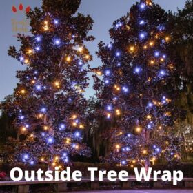 Outside Tree Wrap christmas lights gainesville fl ocala fl jacksonville fl