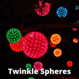 Twinkle Spheres holiday decor christmas lights other ornaments north florida