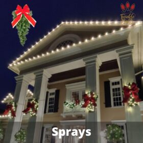 sprays christmas display decoration holiday decor