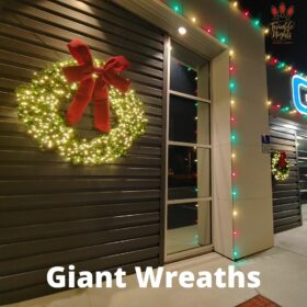 giant wreath christmas holiday lights gainesville jacksonville ocala christmas lights