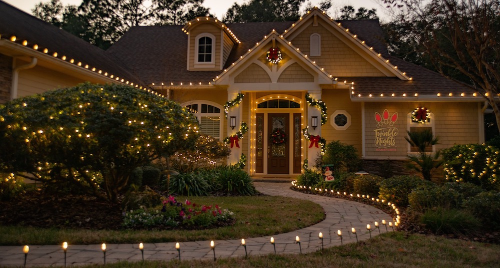 call and design christmas light displays The Villages fl